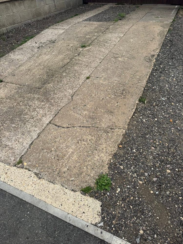 Driveway before