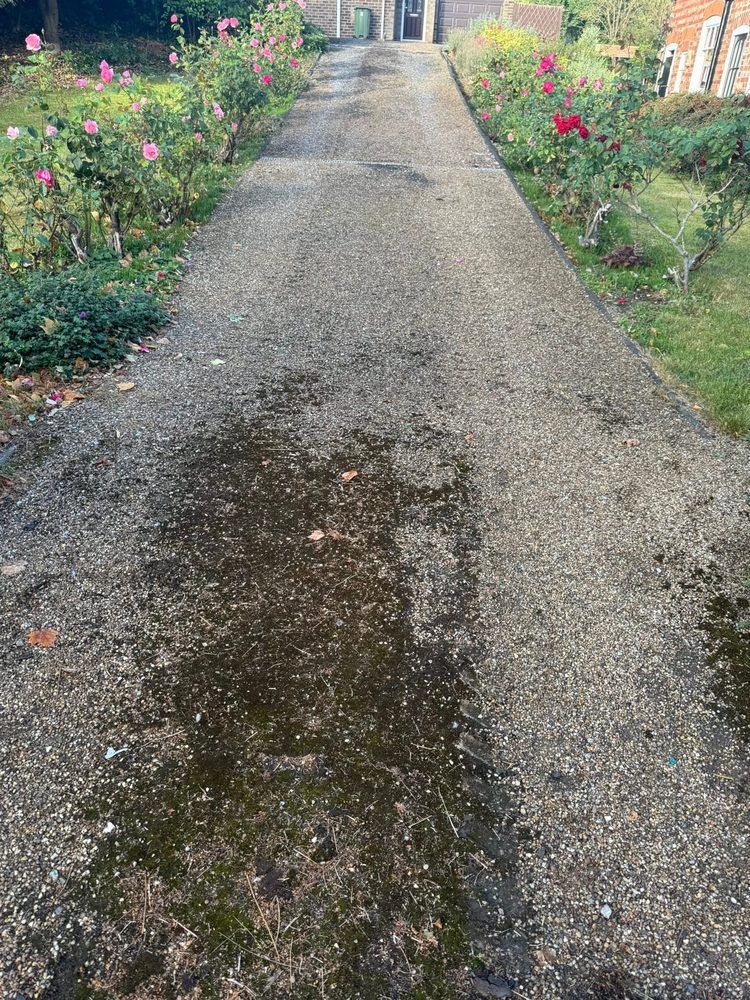 Old driveway before