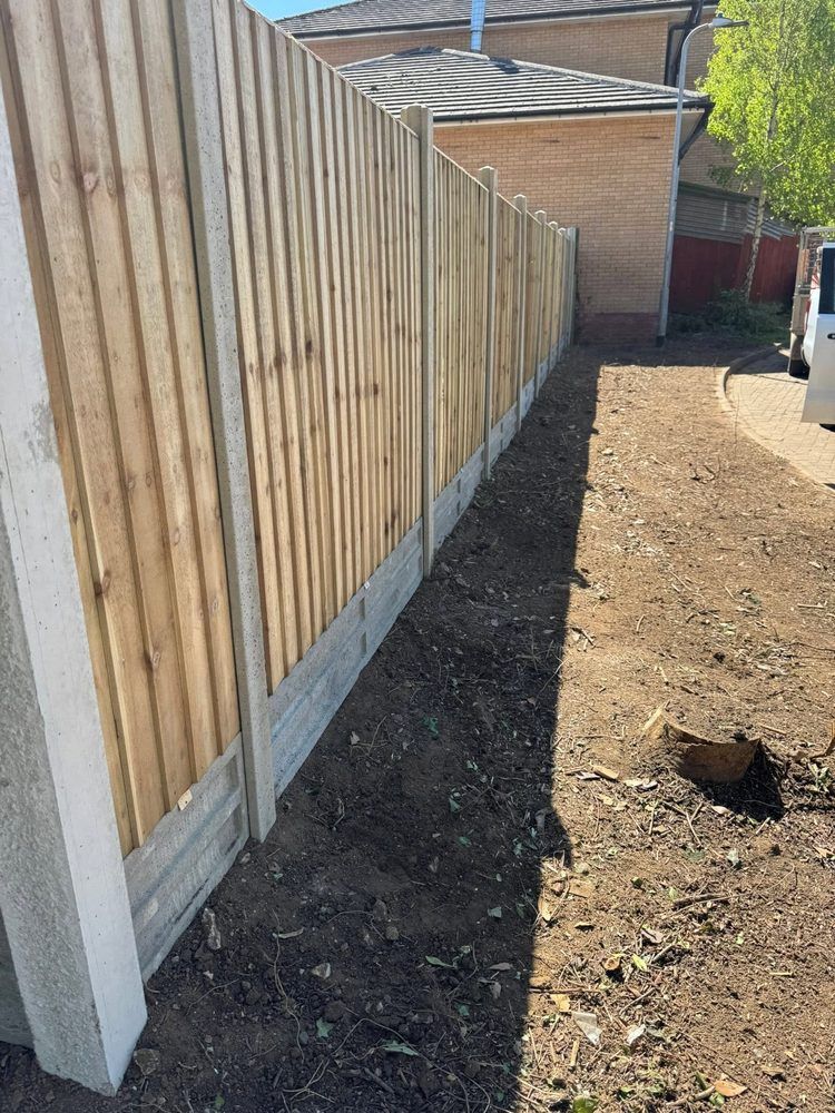 New fencing after