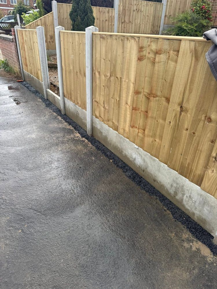 New fencing after