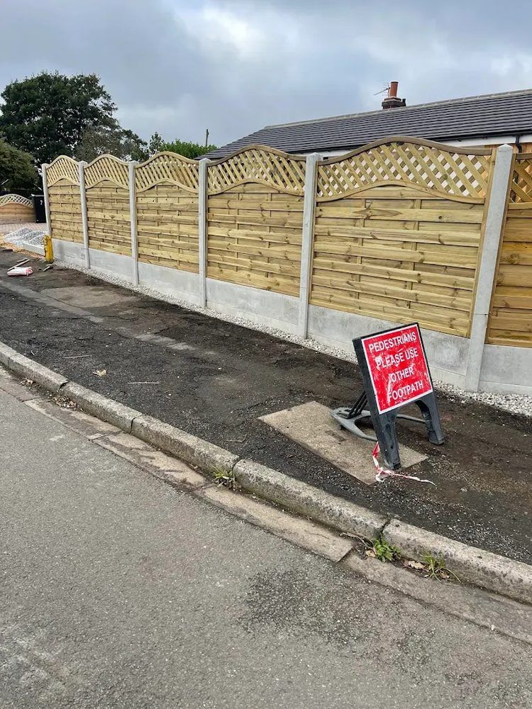 Block paved pathway