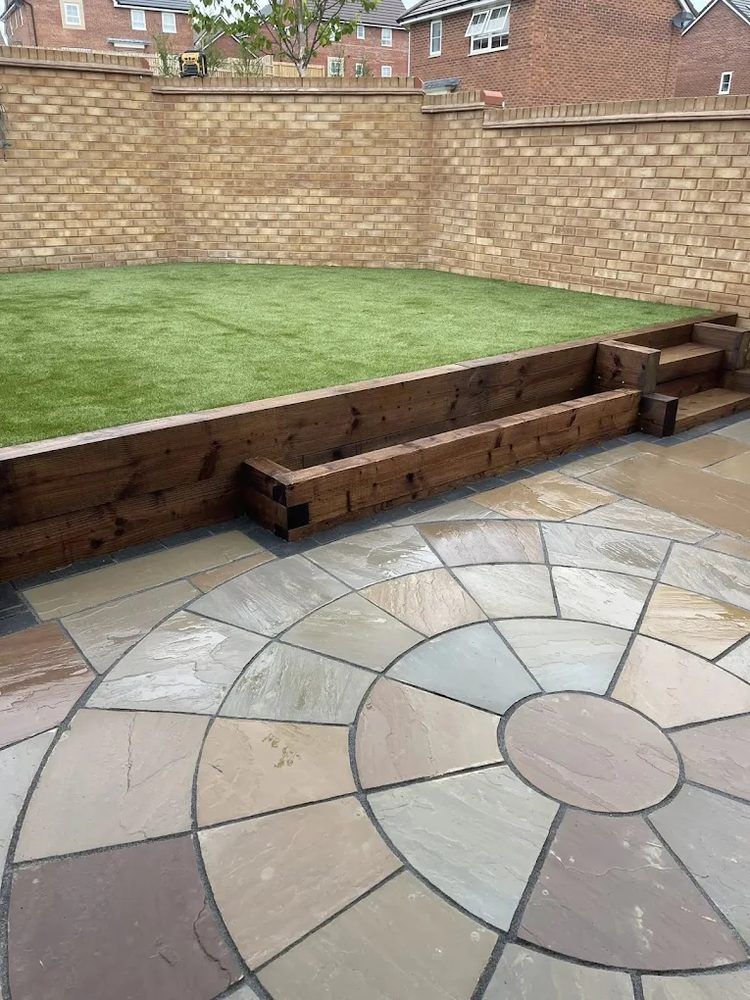 New patio area