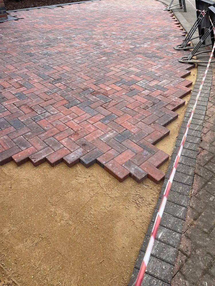Block paving detail